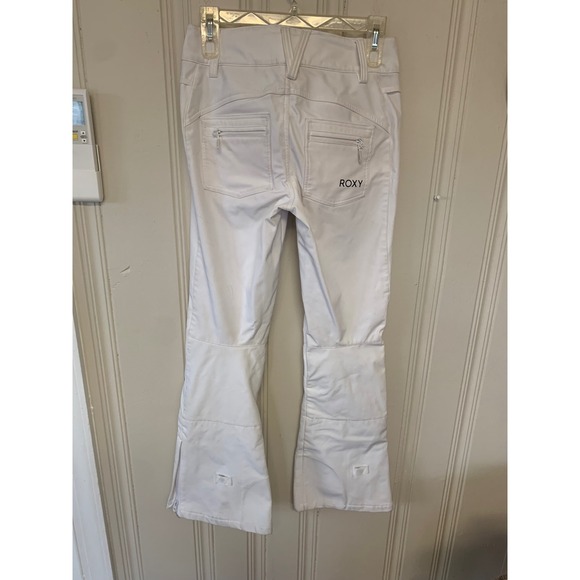 Roxy Womens White Insulated Snow Pants Ski Snowboard Size XS - Picture 4 of 4